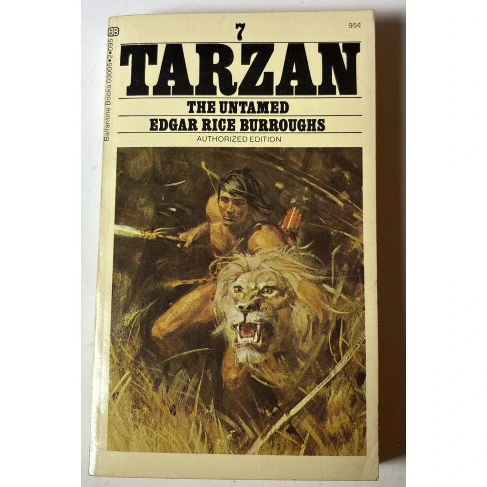 Lot of 3 Tarzan Books Edgar Rice Burroughs Ballantine and HC (18K)